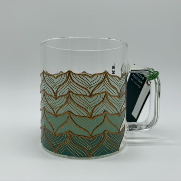 Starbucks Siren Anniversary Glass Mug - Picture 2 of 5